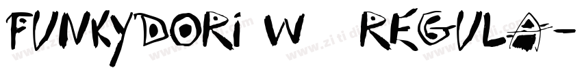 Funkydori W00 Regula字体转换